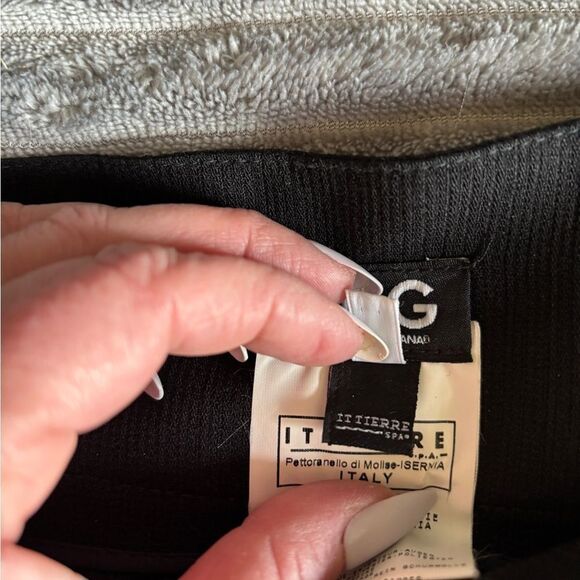 D&G black wide leg pants size 10 - Picture 8 of 12